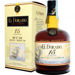 RUM EL DORADO 15 Y.O. 43%...